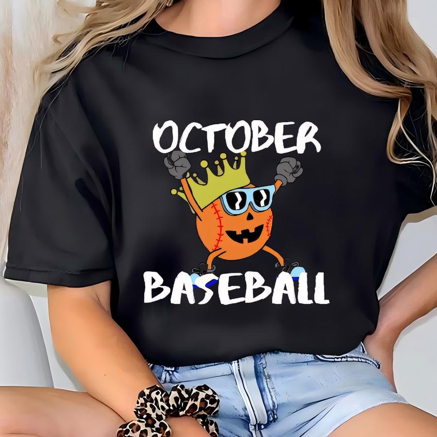 October Baseball Shirt T-shirt