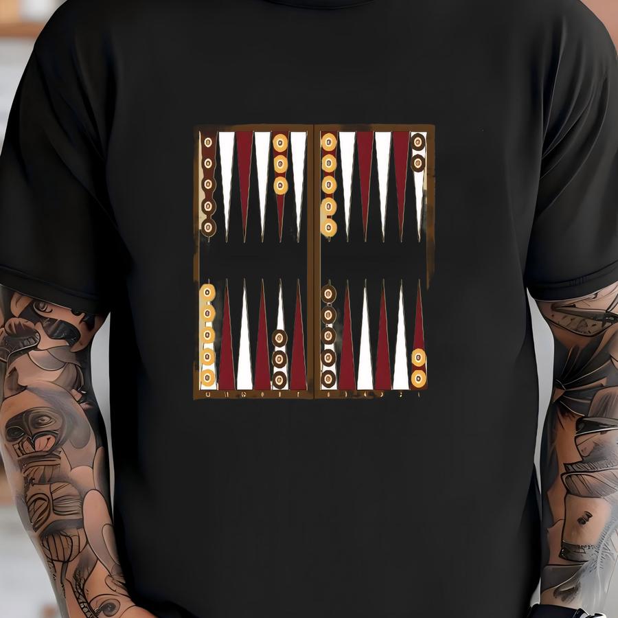 Backgammon Shirt / Tank Top / Hoodie, Funny Board Game Tshirt, Backgammon Gift, Backgammon Lover Tee, Lucky Backgammon Player Hoodie T-shirt