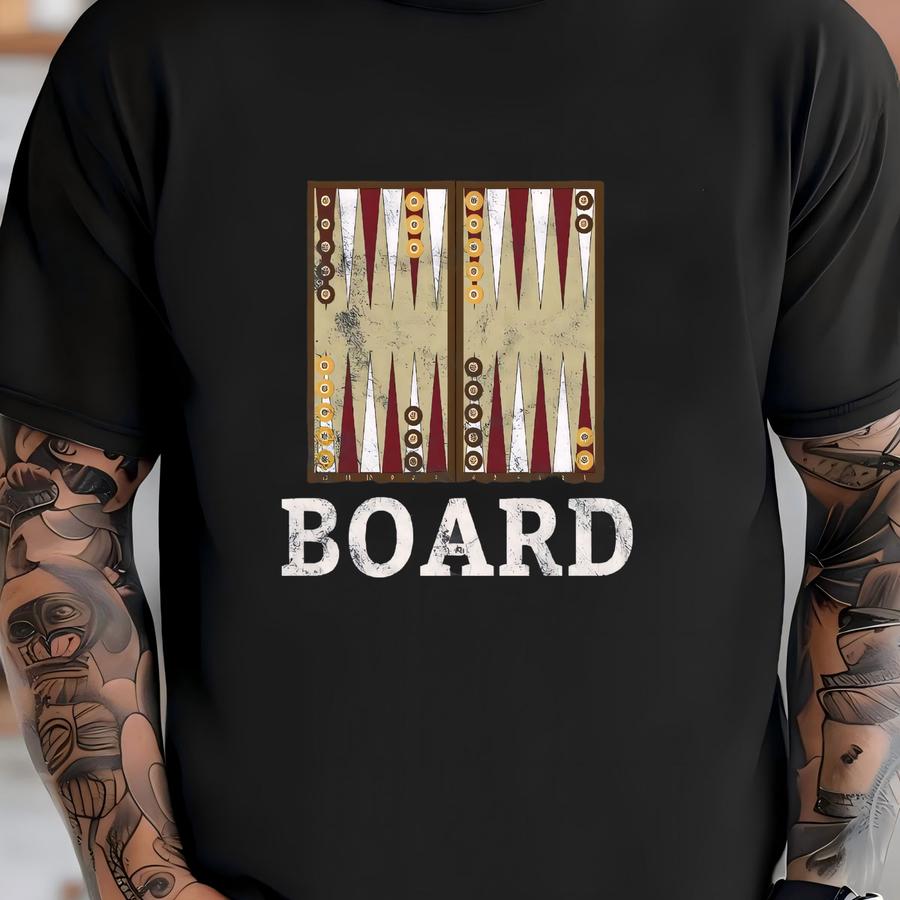 Backgammon Shirt / Tank Top / Hoodie, Funny Board Game Tshirt, Backgammon Gift, Backgammon Lover Tee, Lucky Backgammon Player Hoodie T-shirt