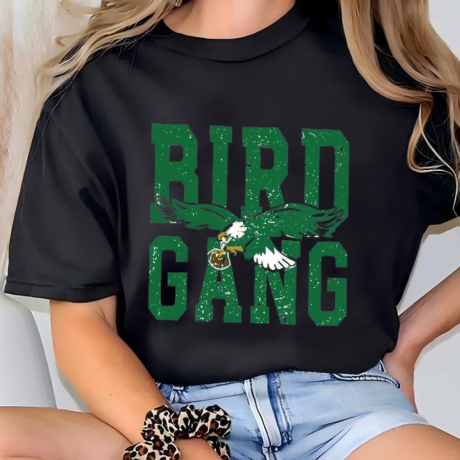 Bird Gang Shirt: American Football Game Day Tee T-shirt