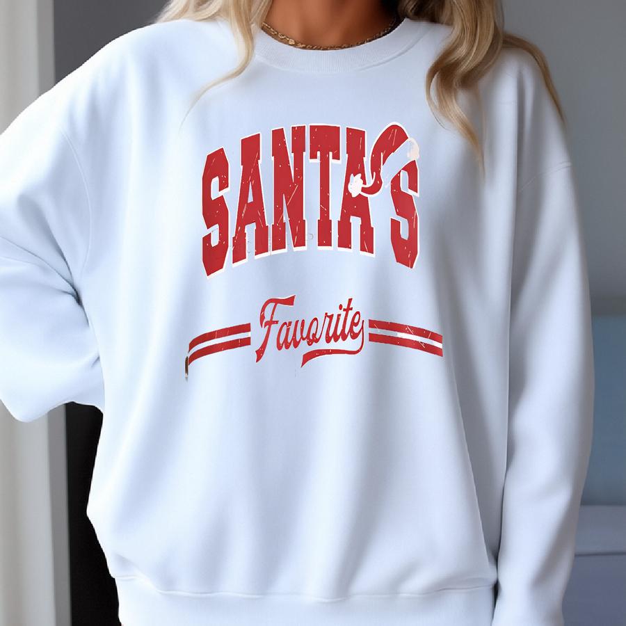 Vintage Santas Favorite Sweatshirt, Christmas Crewneck, Family Christmas Sweater, Santa Sweatshirt, Christmas Clothes, For Women And Men Sweatshirt Vintage Santas Favorite Sweatshirt, Christmas Crewneck, Family Christmas Sweater, Santa Sweatshirt, Christmas Clothes, For Women And Men Sweatshirt