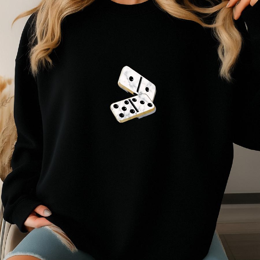 Dominoes Shirt / Tank Top / Hoodie, Domino Shirt, Dominoes Gift, Dominoes Lover Tee, Lucky Dominoes Player Tshirt, Game Night T-shirt Sweatshirt