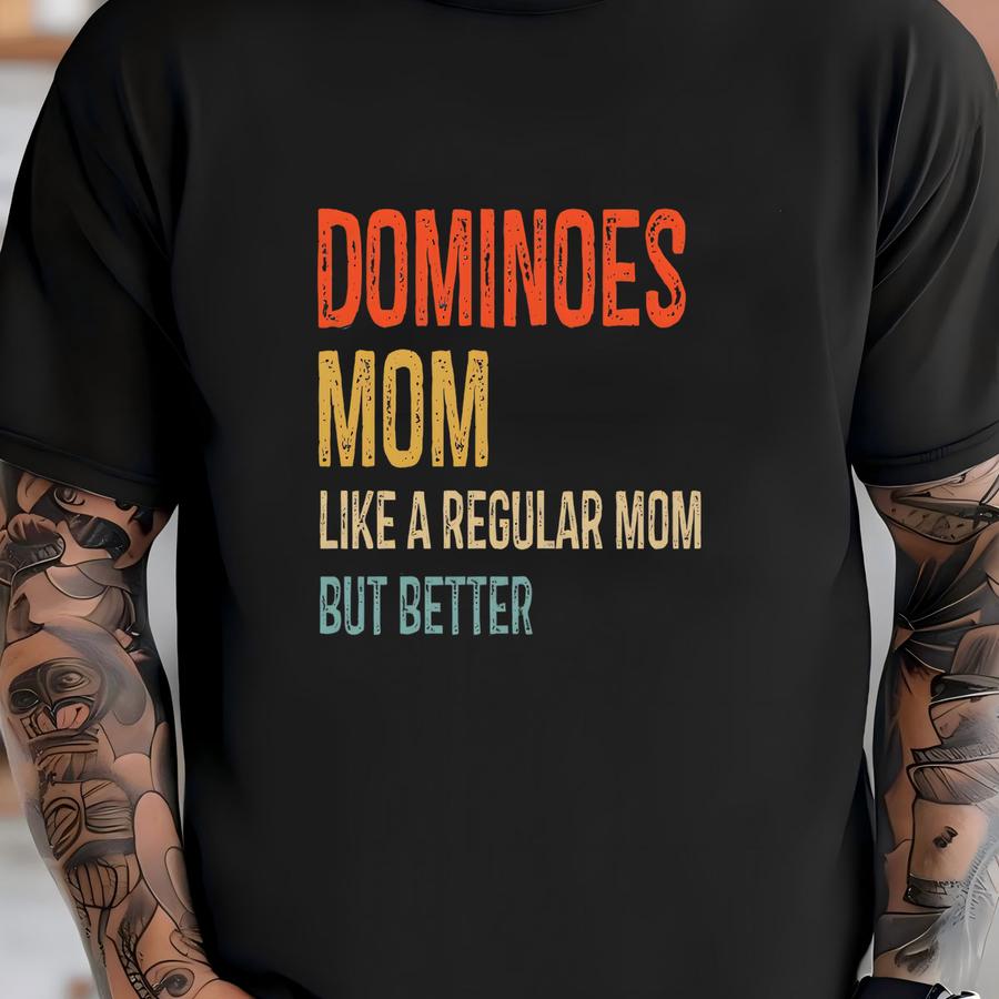 Dominoes Mom Shirt / Tank Top / Hoodie, Lucky Domino Shirt For Her, Dominoes Gift, Dominoes Lover Tee, Dominoes Player Tshirt, Game Night T-shirt