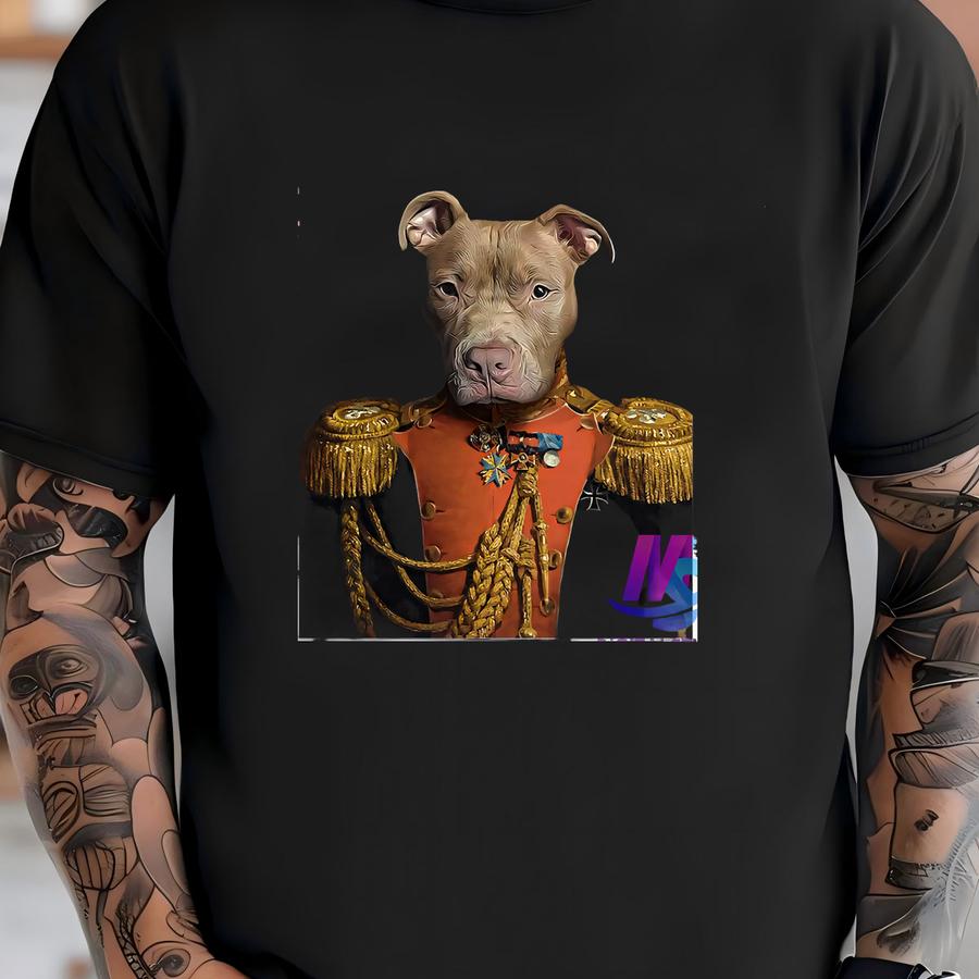 Custom Royal Pet Portrait: Renaissance Style Pet King (digital Download) T-shirt