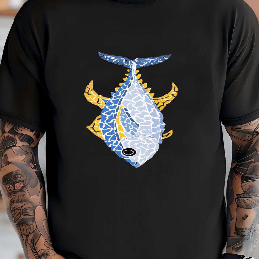 Yellowfin Tuna Pocket Hoodie: Al Fishing Tee T-shirt