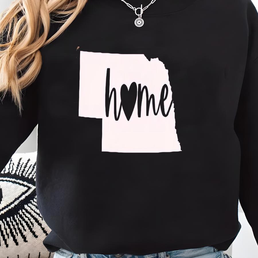 Nebraska Home Tee, Nebraska Home Shirt, Nebraska Home T-shirt, Nebraska Shirt, Nebraska Tee, Nebraska T-shirt, Nebraska Gift, Nebraska Home Sweatshirt