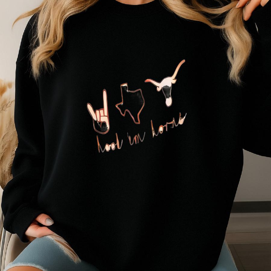 Hook 'em Horns Texas Longhorns Toddler Short Sve Tee Sweatshirt Hook 'em Horns Texas Longhorns Toddler Short Sve Tee Sweatshirt
