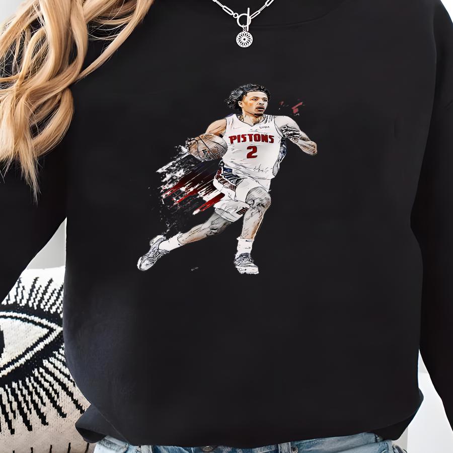 Cade Cunningham Poster Detroit Pistons Wall Art Print Basketball Sports Poster Canvas Print Framed Poster Basketball Poster Home Decor H10 Sweatshirt