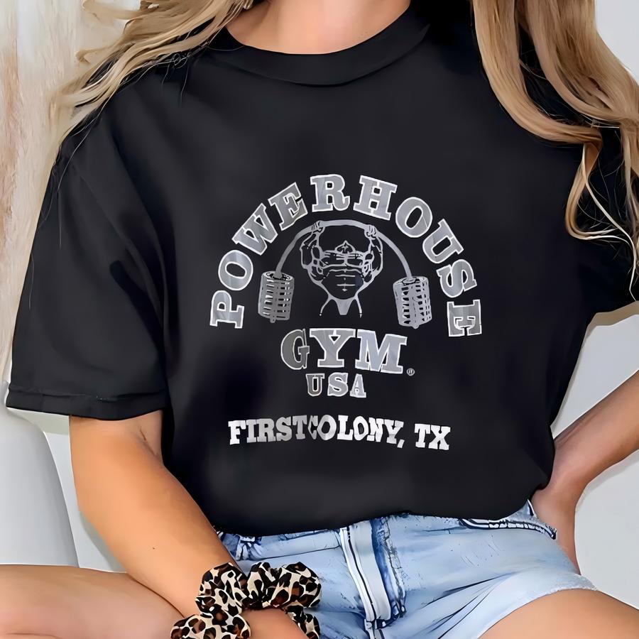 Vintage Power House Gym Hoodie T-shirt