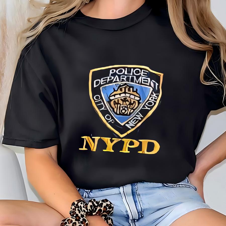 Vintage Nypd Hoodie T-shirt