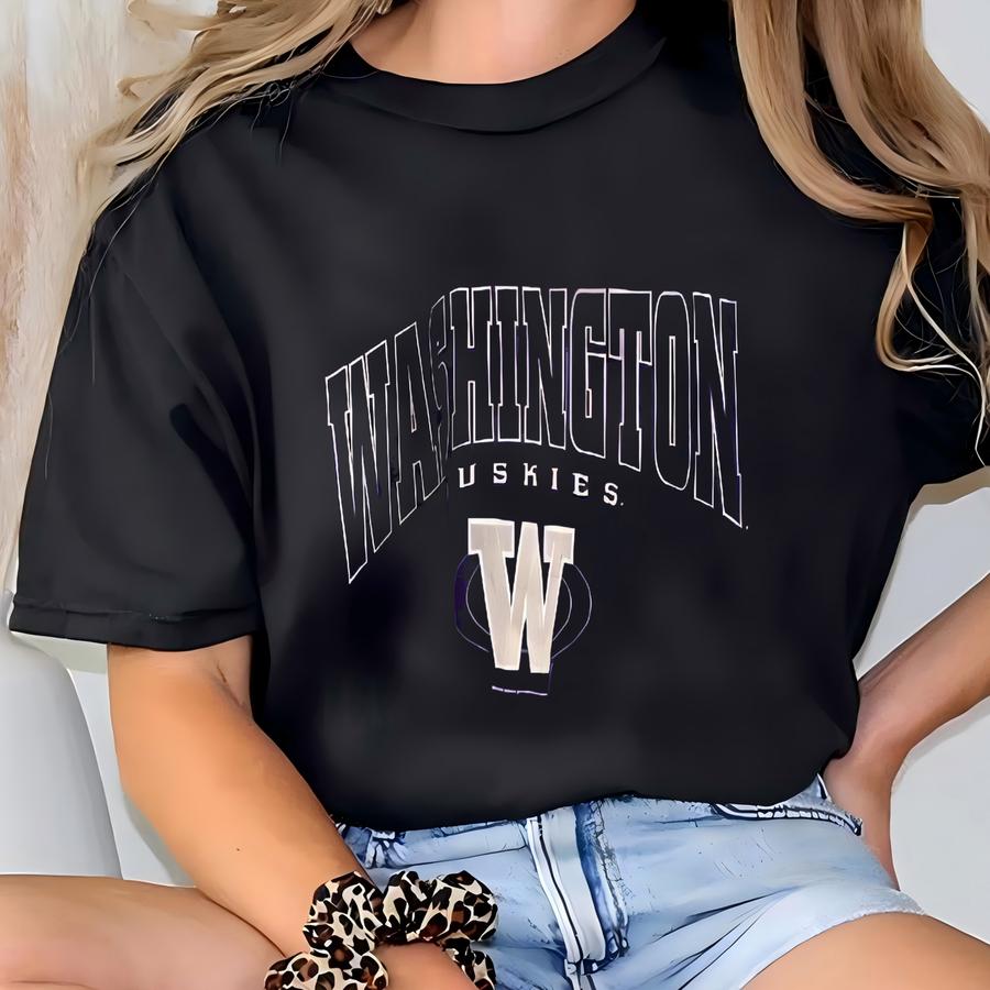 Vintage Washington Huskies Hoodie T-shirt