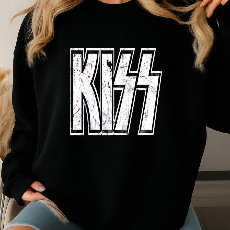 Kiss Shirt, Rock Band Shirt, Rock Gift, Rock N Roll Tee, Concert Shirt, Music Band Shirt, Kiss Band Gift, Gift For Men, Women Sweatshirt