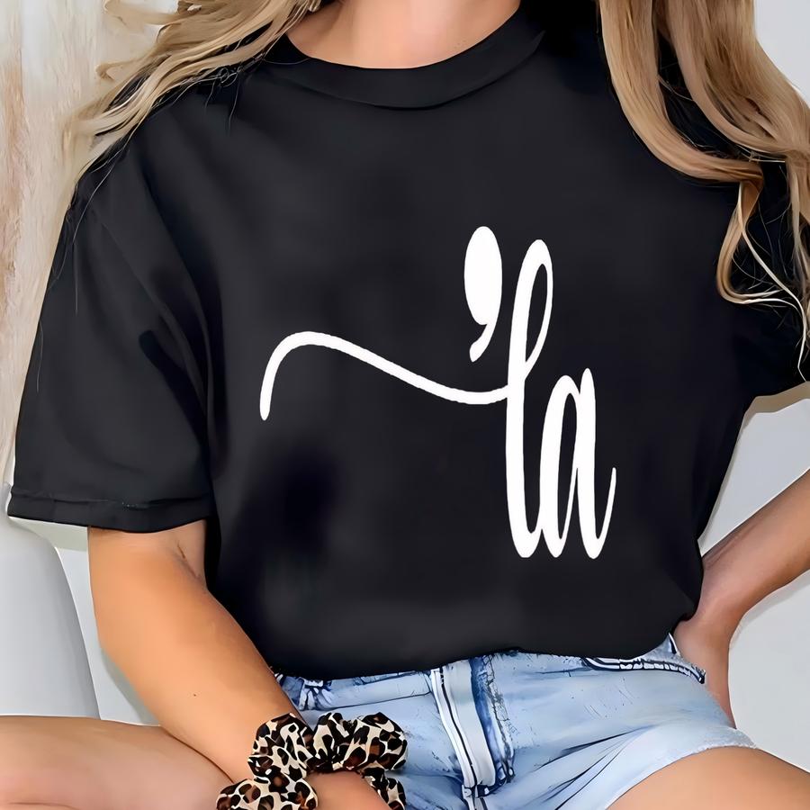 Kamala Shirt, Comma La Shirt, Kamala Harris Tee, Al 2024 Tee,female ,kamala Rally Shirt,support Kamala T-shirt