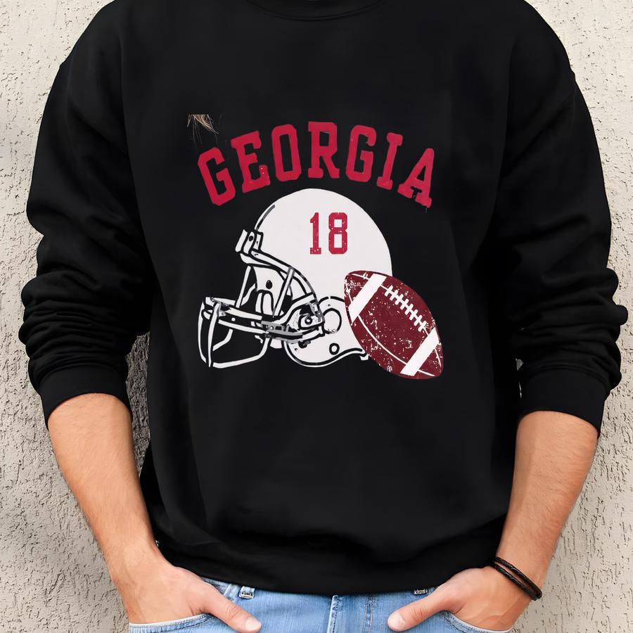 Georgia Football Sweatshirt, Bulldogs Sweatshirt, Sec Sweatshirt, College Football Sweatshirt Sweatshirt