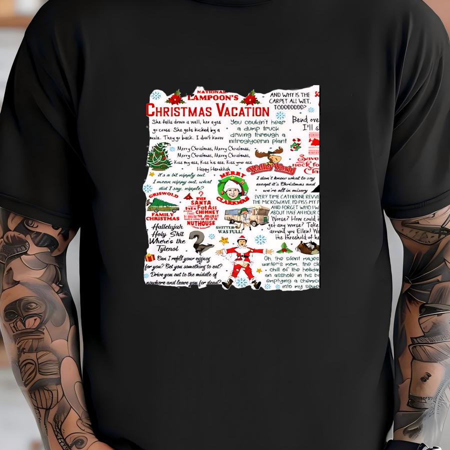 Christmas Vacation Rant Hoodie, Christmas Vacation Quotes Sweatshirt, Clark Griswold Hoodie, National Lampoons Vacation Comfort Color Tees T-shirt