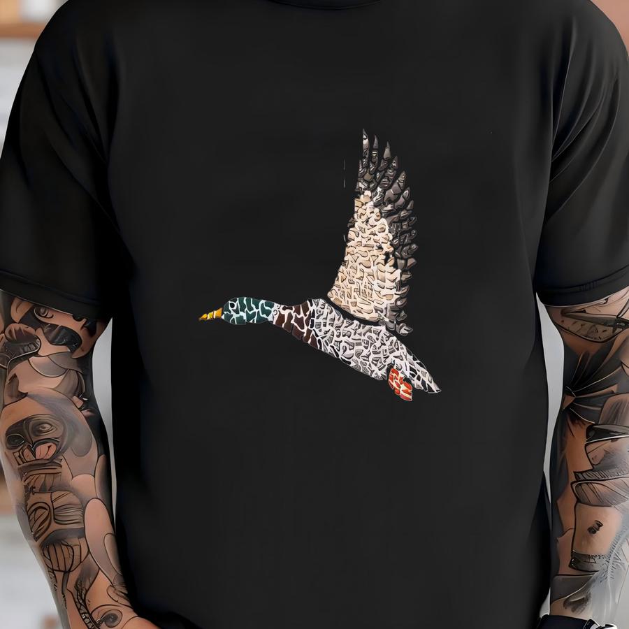 Custom Duck Design Hat T-shirt