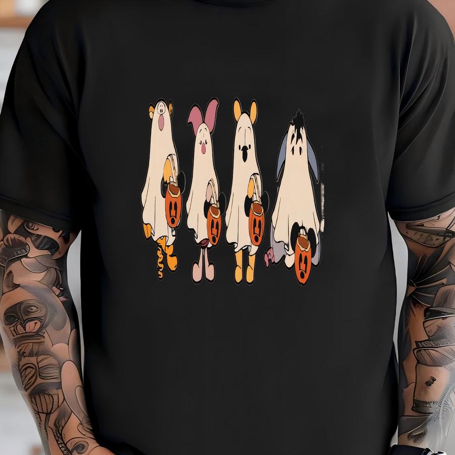 Character Halloween Hoodie, Family Spooky Season Gift Shirts, Halloween Trip Shirt, Spooky Vibes, Ghost Hoodie -hf001 T-shirt