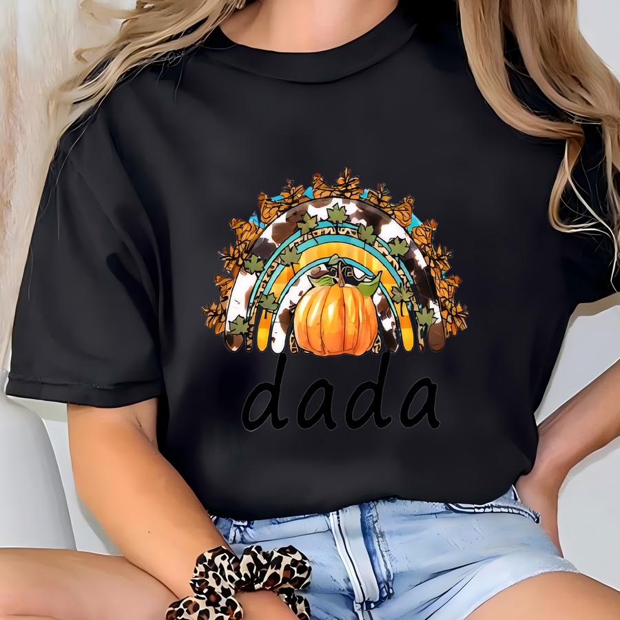 Family Thanksgiving Shirts, Mama And Mini Thankful Sweatshirt, Grateful Family Shirts,dad Mother And Kid Shirts, Fall Rainbow Family T-shirt