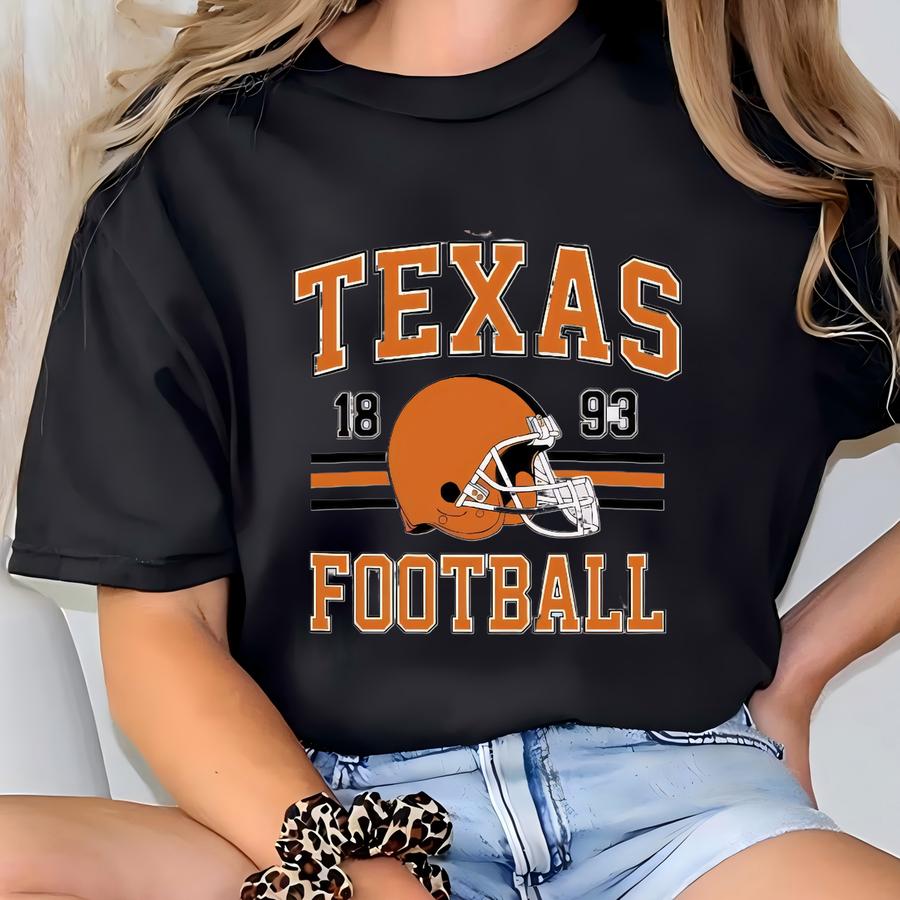 Texas Football Hoodie, Texas Football Fan Shirt, Sunday Football Shirt, Vintage Texas Shirt, Texas Football University Tee T-shirt