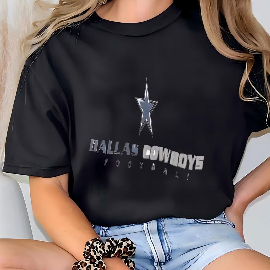 Vintage Cowboys Long Sve Shirt Reebok Size Xtra Large Xl Football Aikman Texas 1990s 90s T-shirt