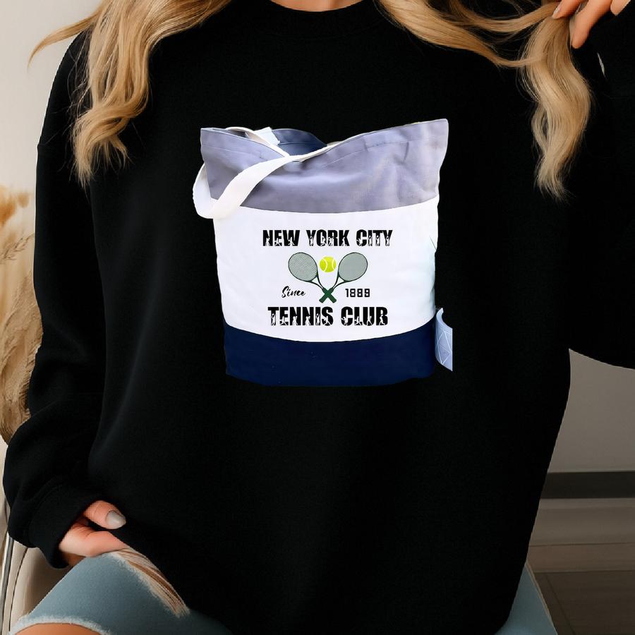 Tennis Club Custom Team Name Tee, Tennis Player Gift, Personalized Tennis Tee, Tennis Gift For Women, Tennis Lover Gift Sweatshirt