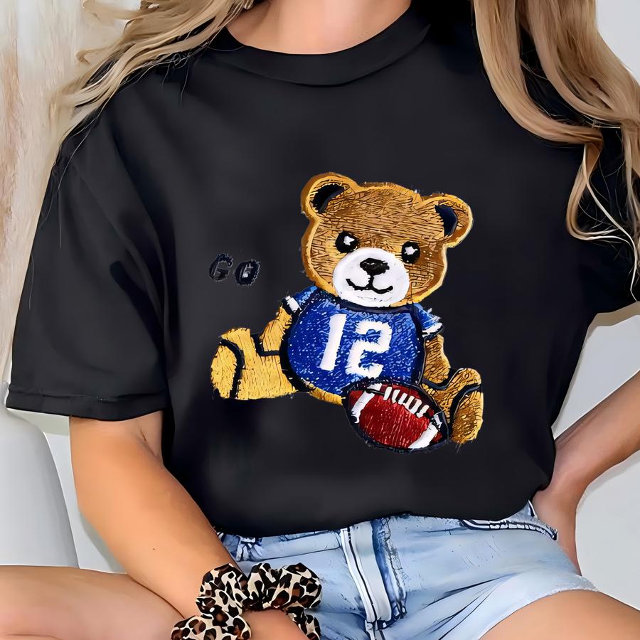 Custom Game Day Sweatshirt, Football Season Crewneck, Custom Name Number Jersey, Team Personalized, Vintage Jersey Sweater T-shirt