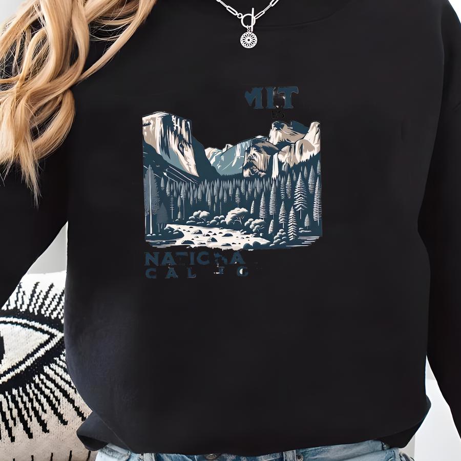 National Park Long Sve Shirt Us National Parks Gift Traveler Shirt California Parks El Capitan Hiking Half Dome Sweatshirt