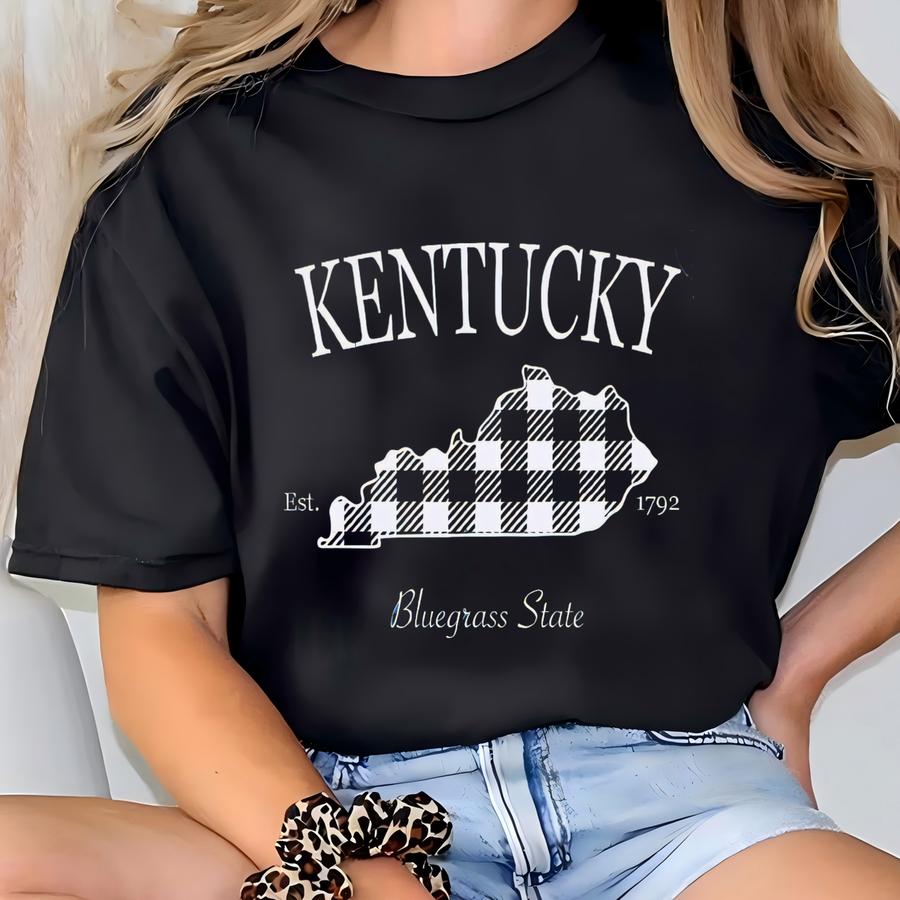 Custom Kentucky Sweatshirt, Vacation Shirts, Kentucky Shirt, Ky Sweatshirt Fall Kentucky Shirt State Sweater Kentucky Lovers Fall Sweatshirt T-shirt