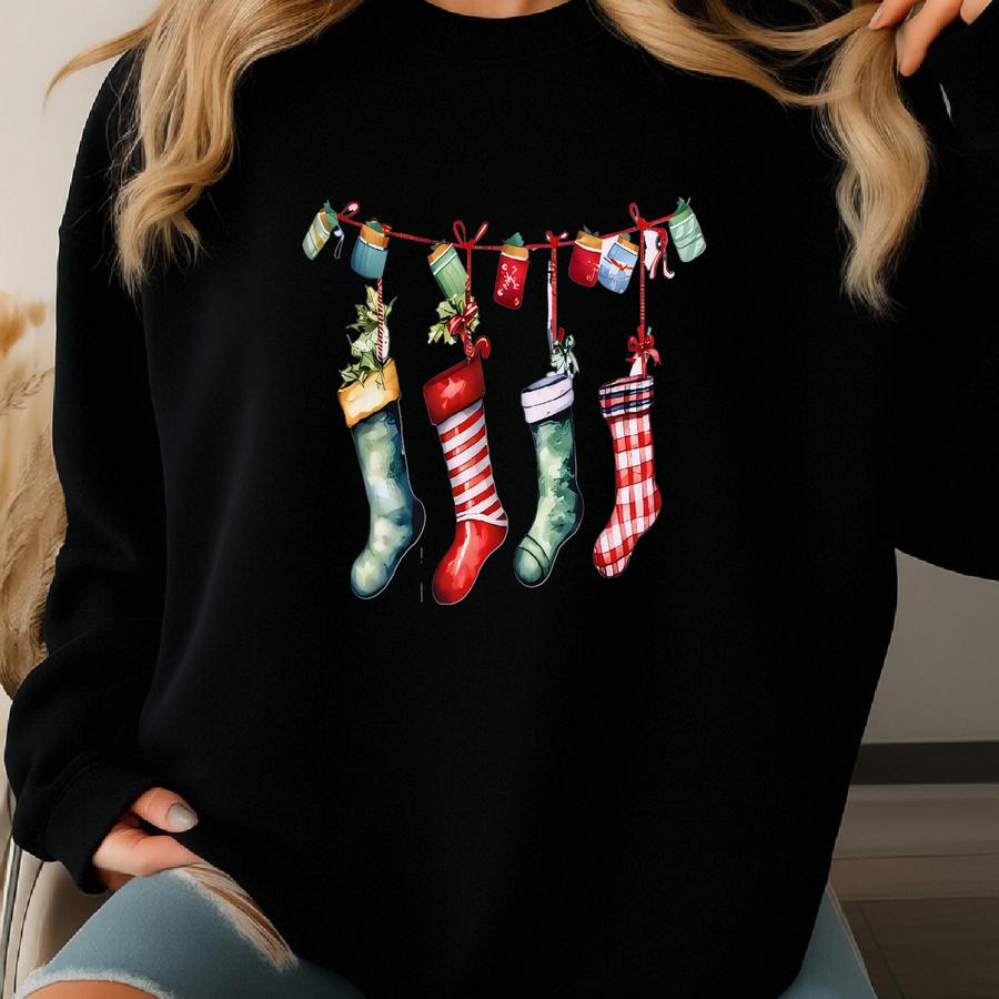 Custom Family Name Christmas Ornament, Family Of Four, Family Of Free, Family Of Five Christmas Ornament, Baby's First Christmas Ornament Sweatshirt