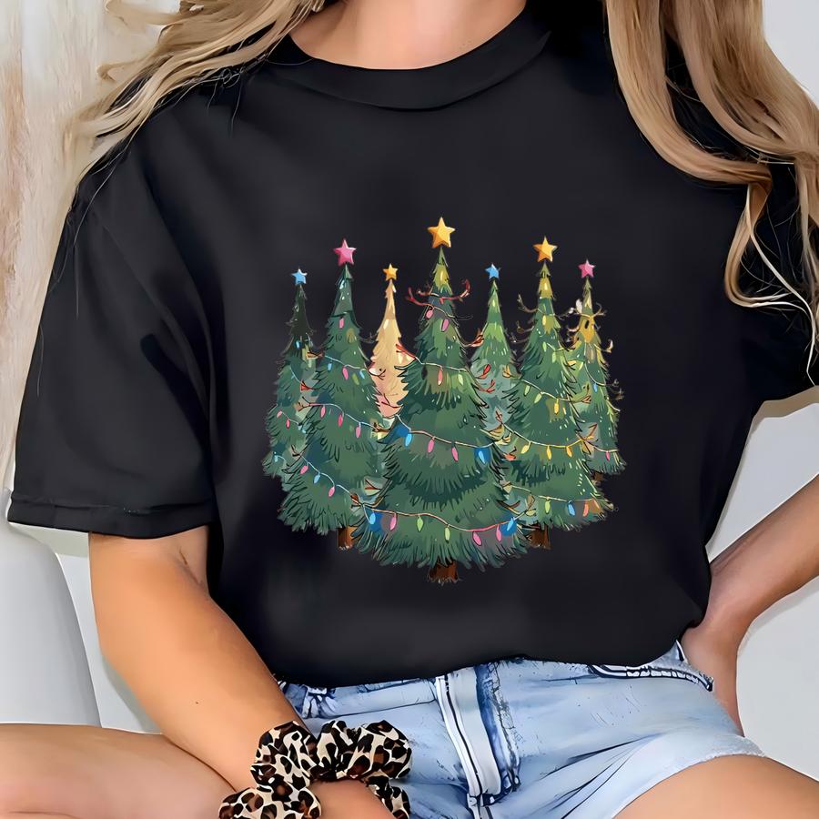 Christmas Trees Sweatshirt, Christmas Shirts For Women, Christmas Hoodie, Cute Christmas Sweatshirt ,shirts For Christmas T-shirt