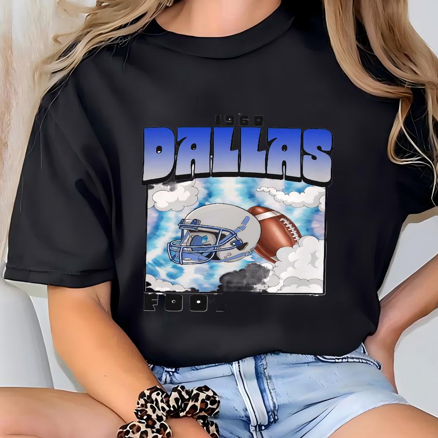 Football Anime Style Sweatshirt, Cartoon Football Shirt, Cowboy Shirt, Shirt, Football Shirt, Fans Gift Tee T-shirt