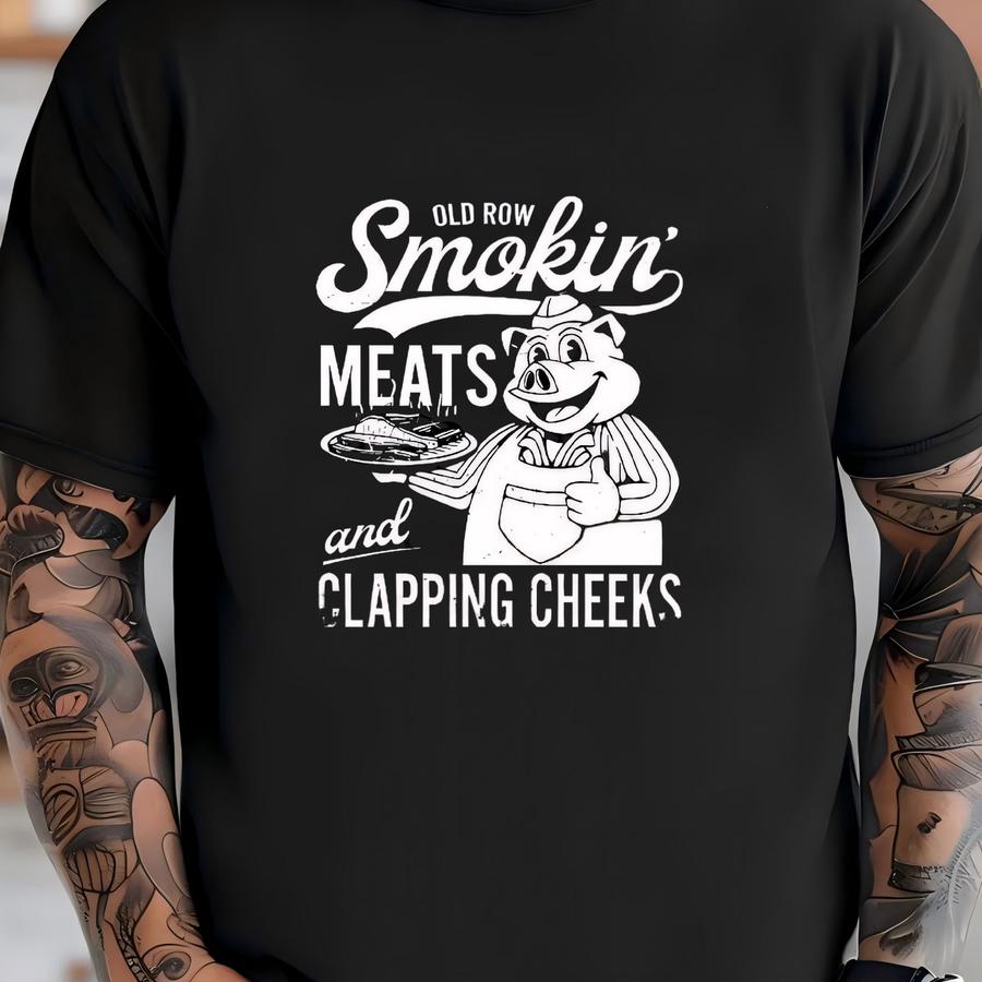 Smokin Meats And Clappin Cheeks Retro Hoodie, Inappropriate Hoodie, Dank Meme Sweatshirt, Weird Tee, Funny Meme Shirt, Offensive Hoodie T-shirt