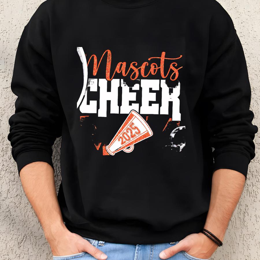 Custom Cheer Sweatshirt, Cheer Sweater For Mom, Custom Glitter Cheer Mom Sweatshirts, Senior Cheer Mom, Cheer Mom Gifts Chr082023 Sweatshirt