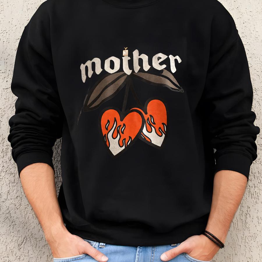 Mother Cherry Tee, Mom Shirt, Aesthetic Mom Graphic Tee, Vintage Inspired Graphic Tshirt Sweatshirt Mother Cherry Tee, Mom Shirt, Aesthetic Mom Graphic Tee, Vintage Inspired Graphic Tshirt Sweatshirt