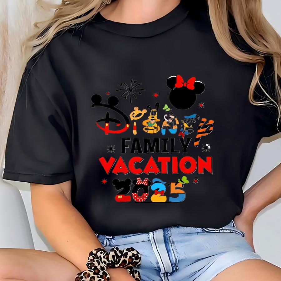 Family Trip 2025 Shirt, Custom Family Shirt, Land Shirt, Matching Family World Shirt, Land Trip Tee T-shirt