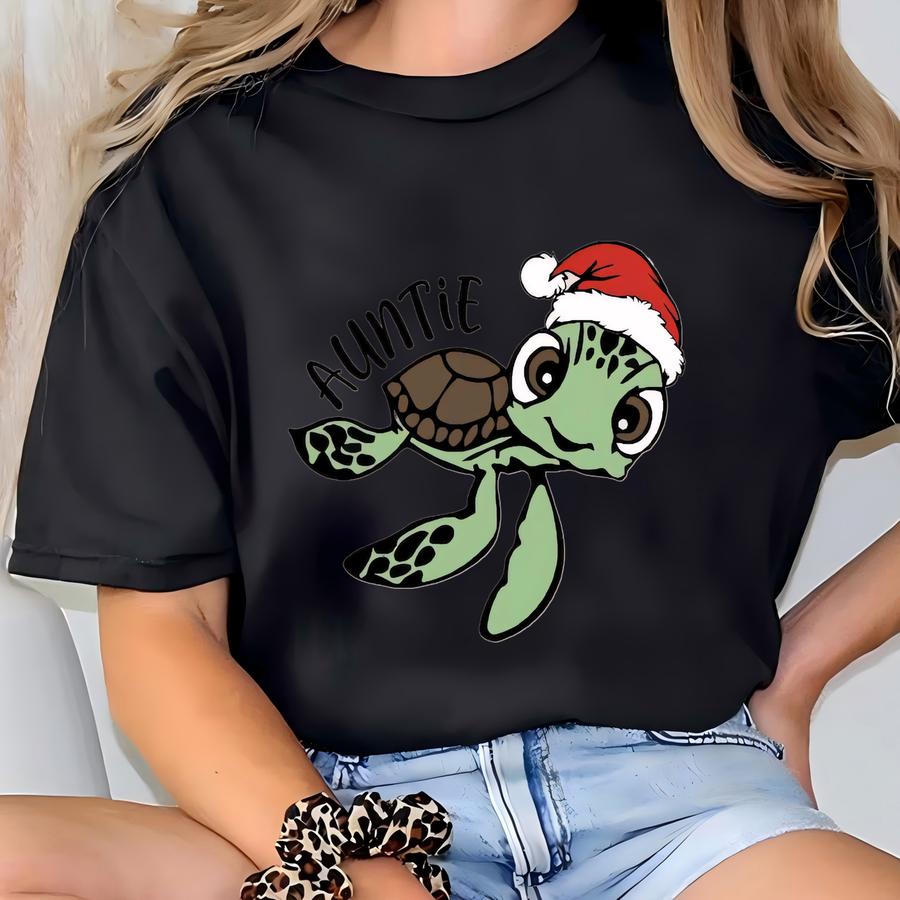 Christmas Family Matching Shirt, Holiday Party Shirt, Auntie Nephew Shirts, Santa Family Shirt, Xmas Matching Pajama, First Christmas Party T-shirt