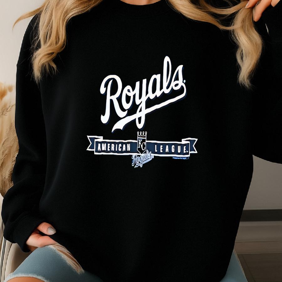 Vintage 2007 Sport Kansas City Royals Graphic Shirt Size Medium Sweatshirt