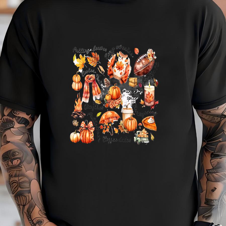Thanksgiving Shirt: Pumpkin Spice Latte Tee, Autumn Lovers T-shirt