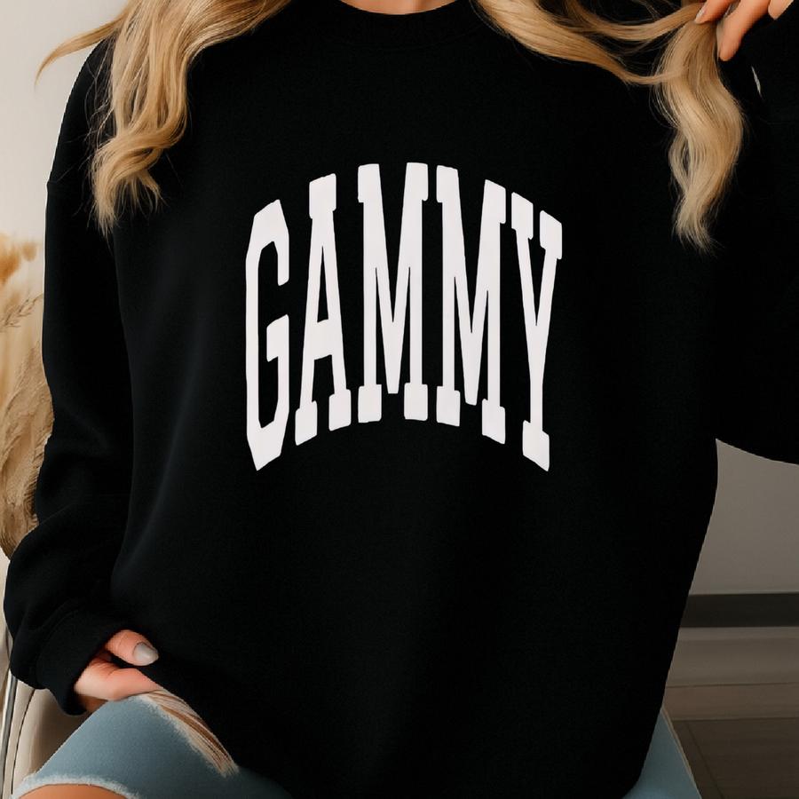 Gammy Sweatshirt Collegiate Crewneck Sweater Unisex Sweatshirt