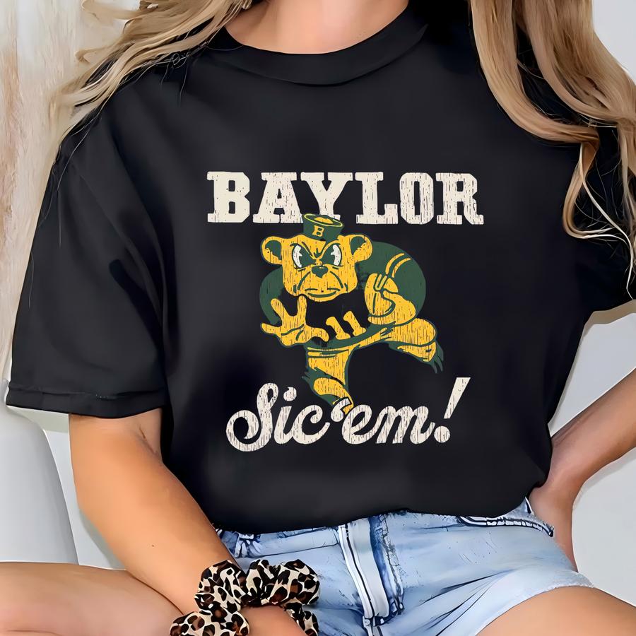 Sic 'em Bears - Baylor Bears Fan Shirt - Next Level Or  T-shirt