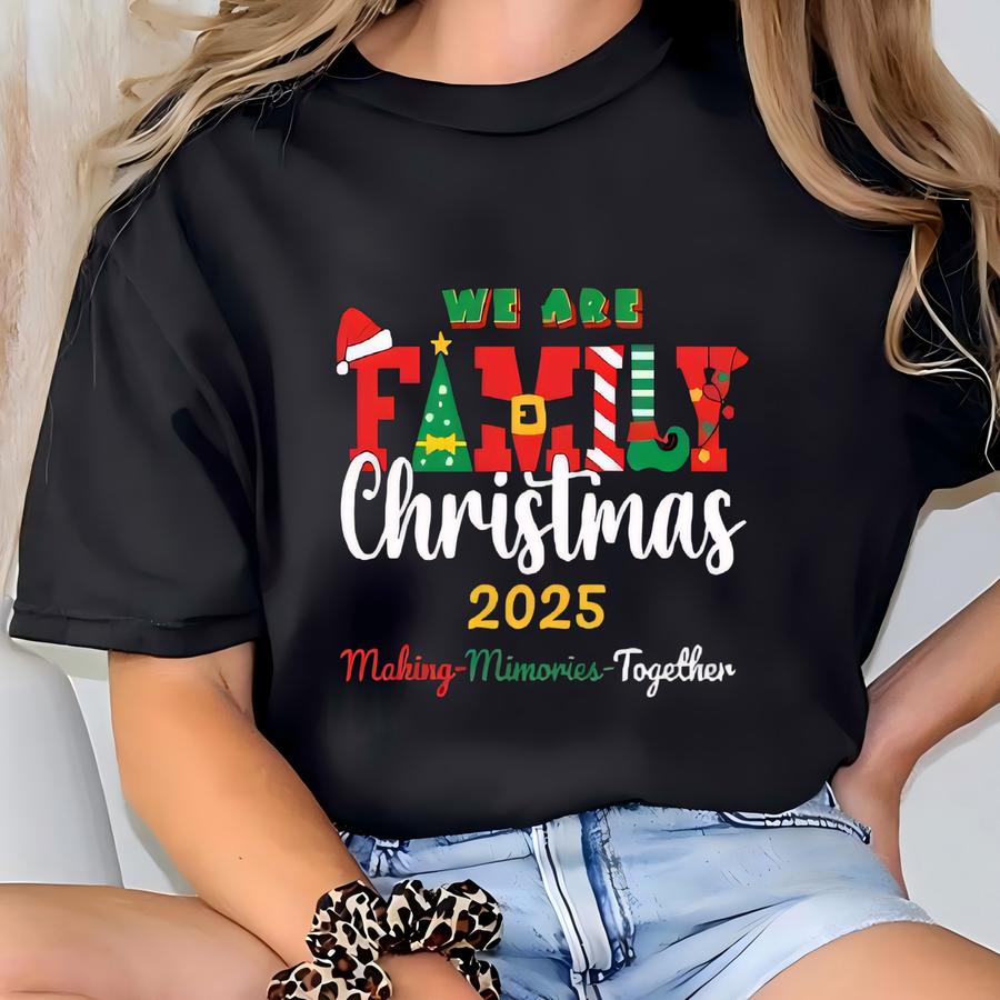 Matching Family Christmas 2025 Hoodie - Holiday Outfit T-shirt