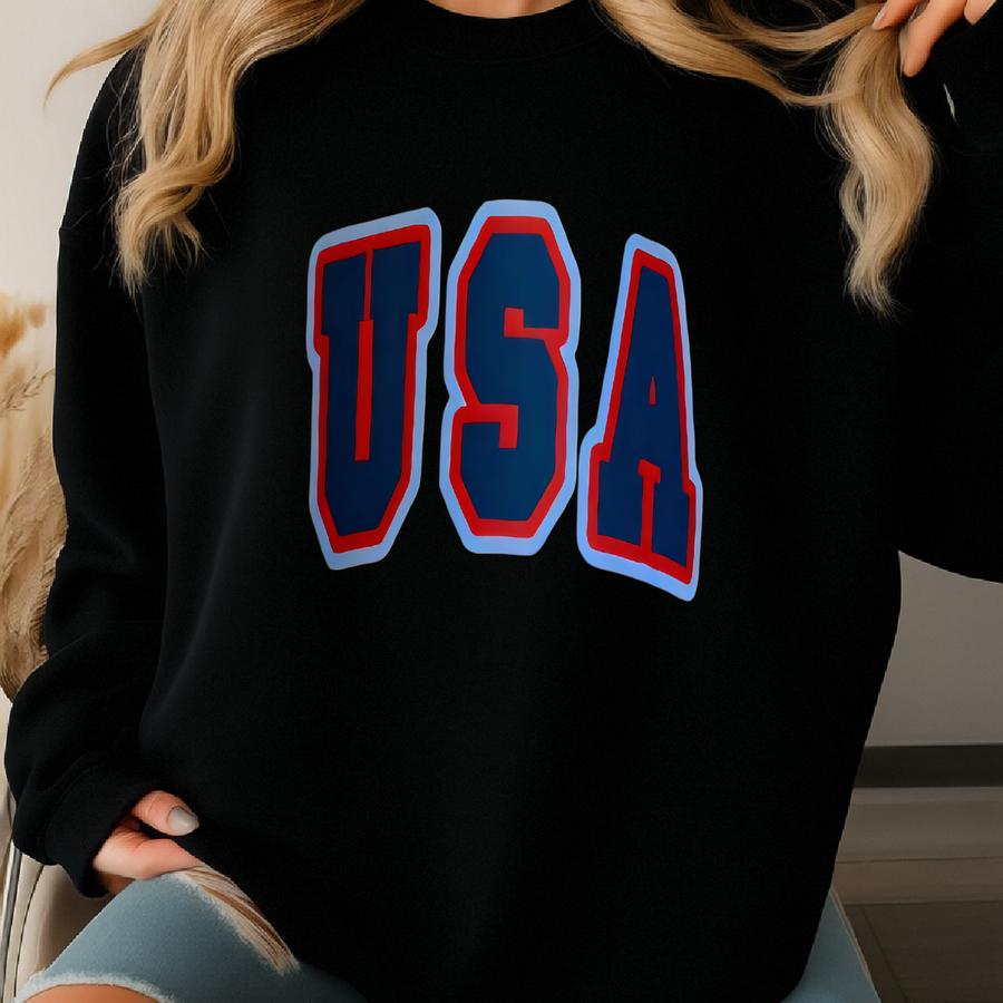 Patriotic Usa Flag Trucker Hat: 4th Of July Independence Day Mesh Baseball Cap Sweatshirt