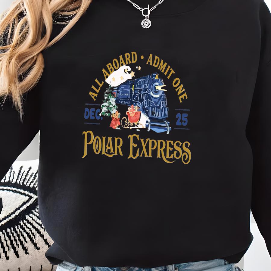 Polar Express Christmas Shirt, Family Christmas Shirt, Winter Shirt, Holiday Season Shirt, Merry Christmas Shirt, Christmas Gift Ideas Sweatshirt