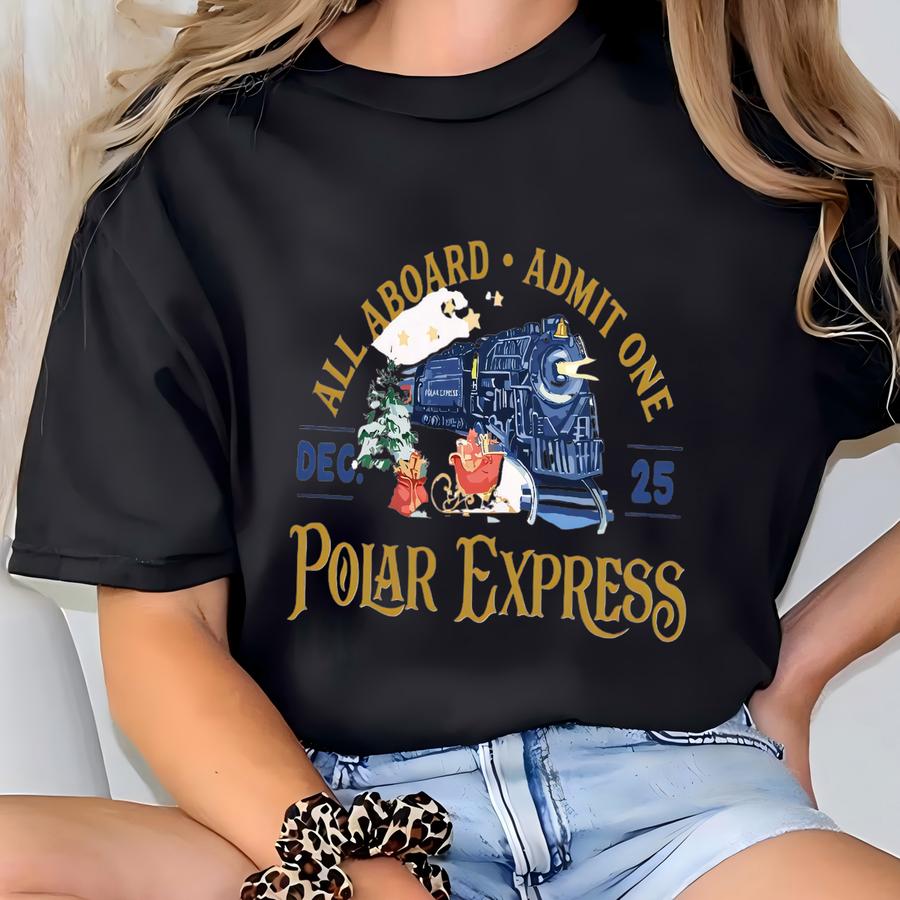 Polar Express Christmas Shirt, Family Christmas Shirt, Winter Shirt, Holiday Season Shirt, Merry Christmas Shirt, Christmas Gift Ideas T-shirt
