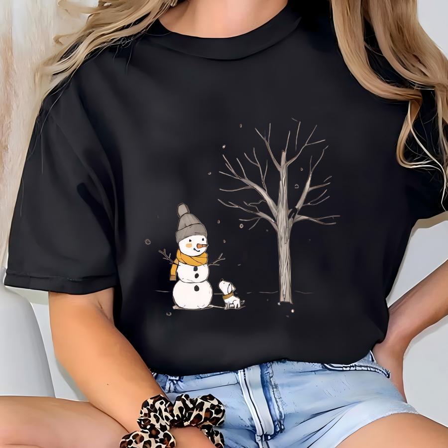 Christmas Snowman Sweatshirt, Snowman Christmas Hoodie, Snowman Shirt, Snowman Christmas Crewneck, Funny Christmas Shirts For Women T-shirt