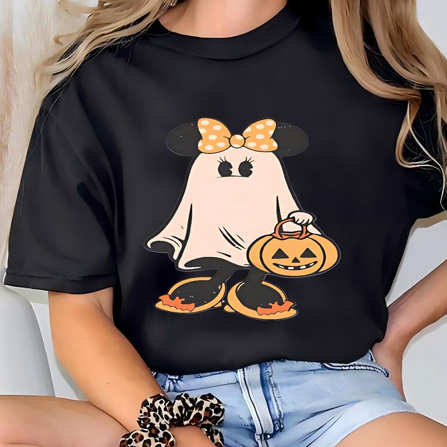 Retro  Halloween Couple Shirts, Ghost Shirt, Ghost Shirt, Spooky Season Shirt, Halloween T-shirt