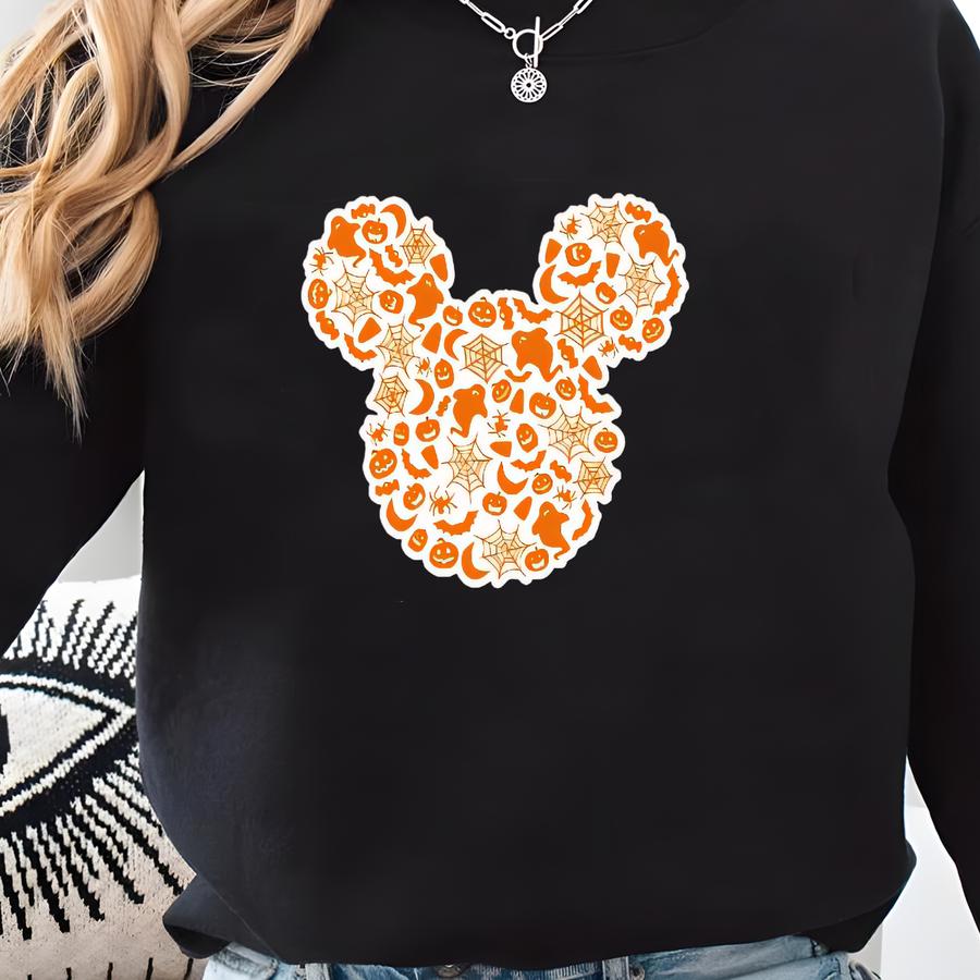 Personalized Tee, Custom Name Halloween Tee, Mouse, Trick Or Treat, Trip Gift, Halloween Gift For Kids Sweatshirt