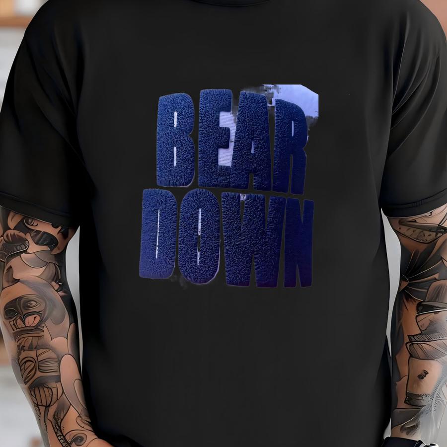Bear Down Puff Print Trucker Hat // Unbeatable Quality And Price // Bill Murray Inspired Hat T-shirt