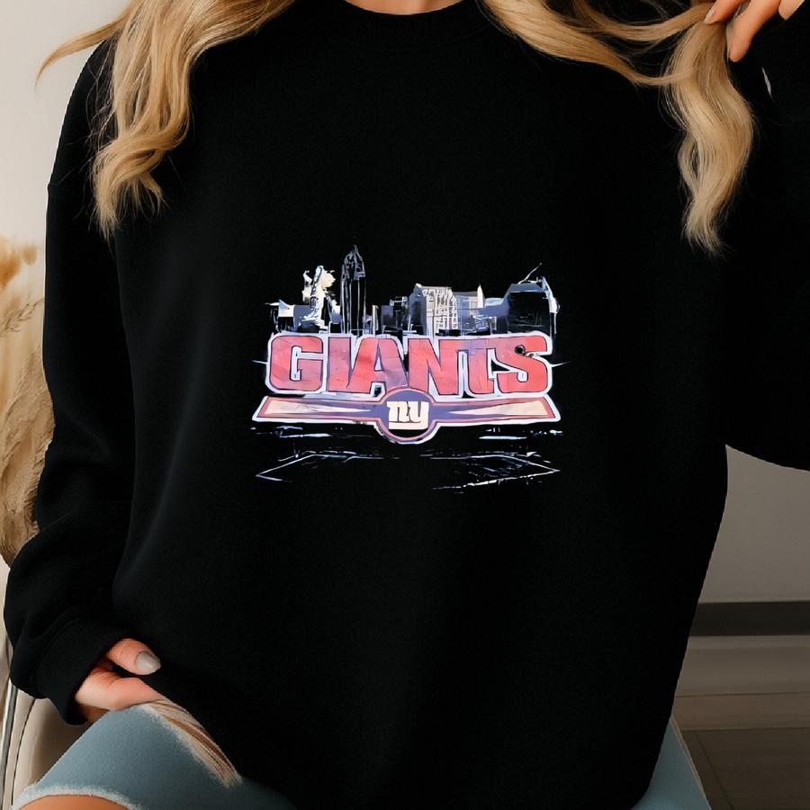 Vintage New York Giants T Shirt Tee Size Xtra Large Xl Football Ny Big Blue Eli 1990s 90s Sweatshirt