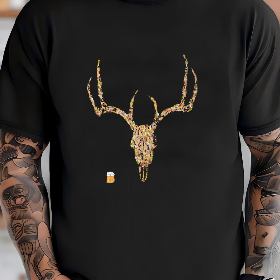 Deer Hunter Beer Hoodie: Funny Hunting Gift T-shirt